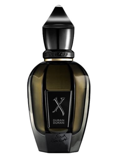 Xerjoff Duran Duran Black Moonlight fragrance bottle – reference image for decant samples at CologneCove