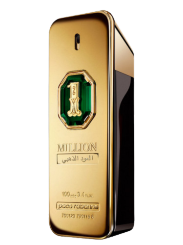 1 Million Golden Oud fragrance bottle – reference image for decant samples at CologneCove