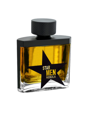 Fragrance World Star Men Nebula fragrance bottle – reference image for decant samples at CologneCove